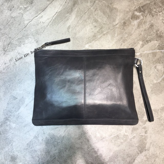 Balenciaga專櫃爆款黑色男士手拿包 巴黎世家經典機車系手包 fyj1064